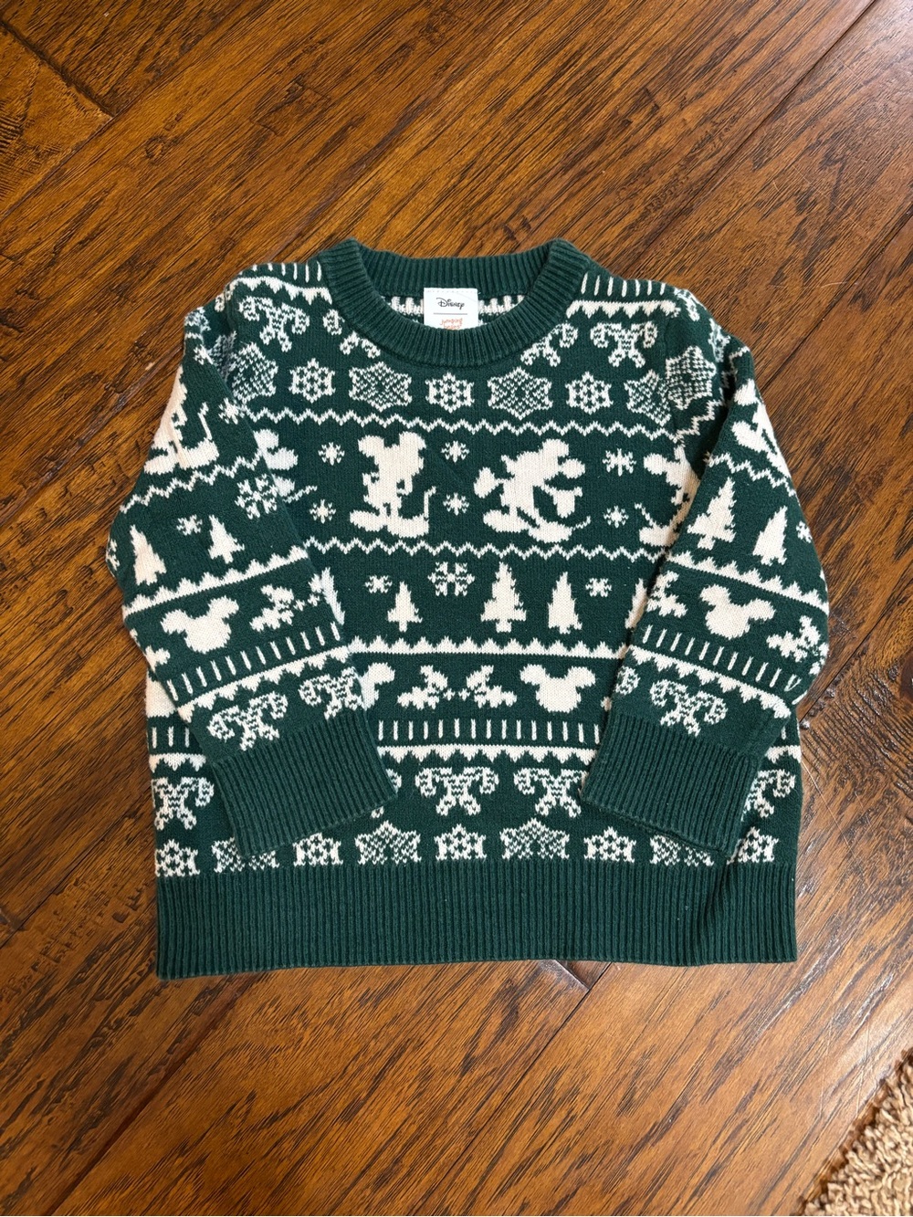 jumping beans Green & White Holiday Sweater